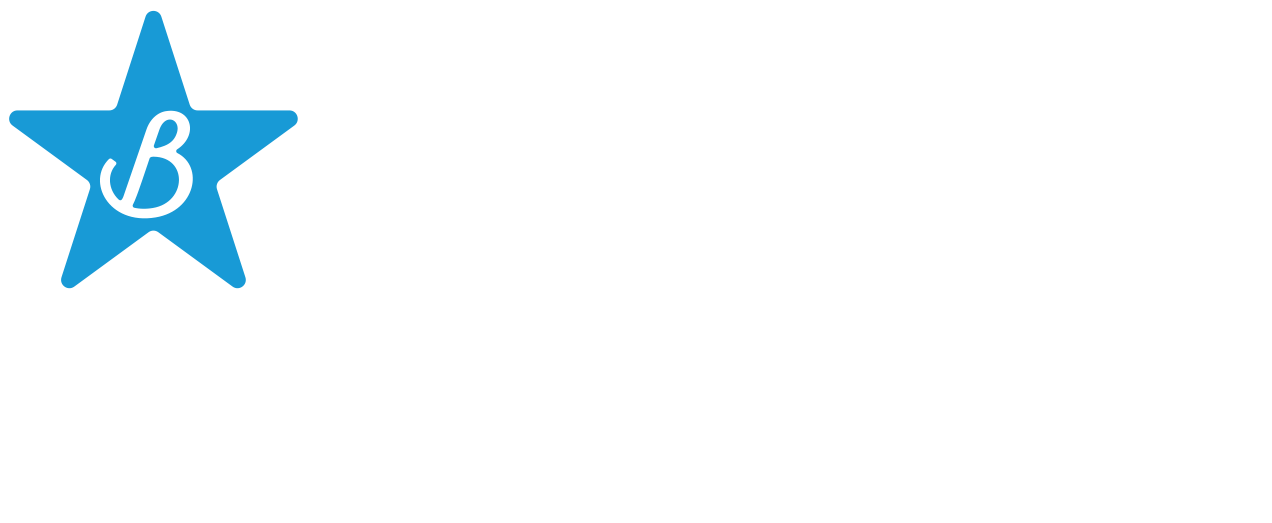BikeFit logo horiz col white